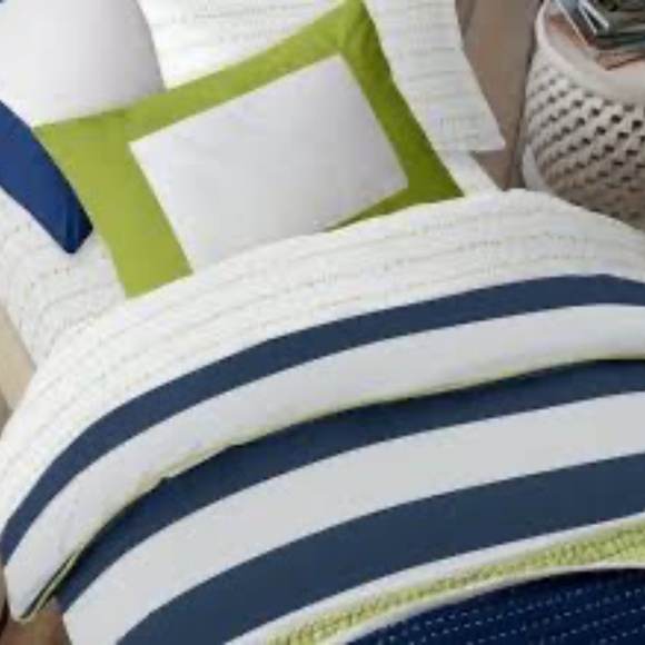 Serena & Lily Ronan Twin Duvet Cover Euro Sham Standard Sham Set - Picture 3 of 4